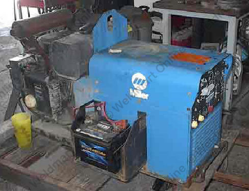 the Miller Bluestar 2-E welding machine