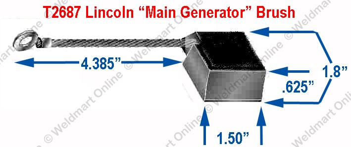 main brush for Lincoln SA-200 welding machines